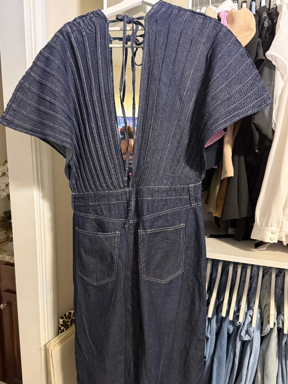 Denim Maxi Dress size XL - Picture 5 of 6